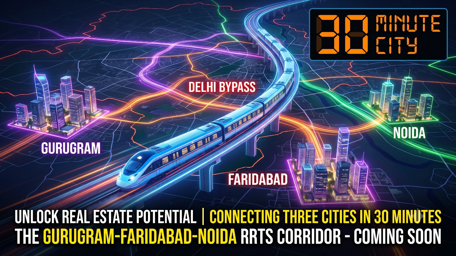 The Gurugram-Faridabad-Noida RRTS Corridor - Coming Soon