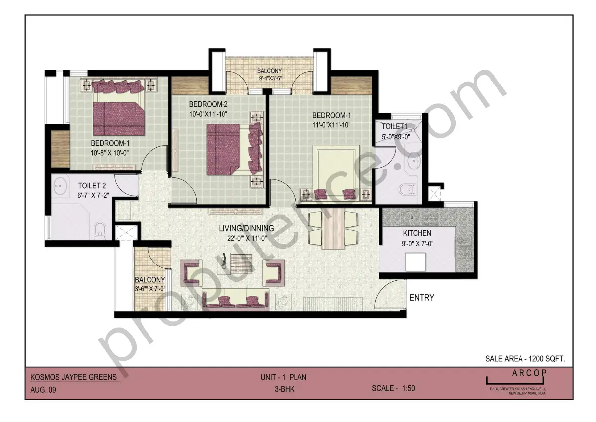 3BHK Type 2