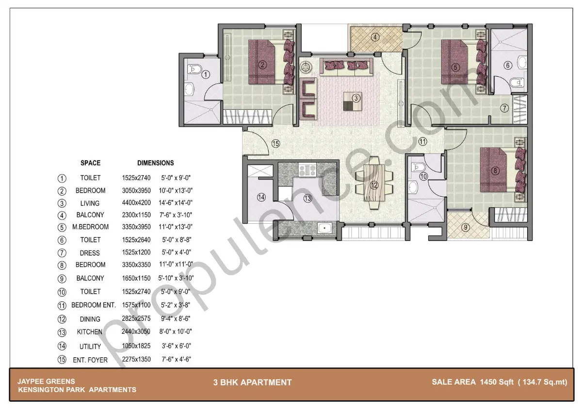 3 BHK Apartment