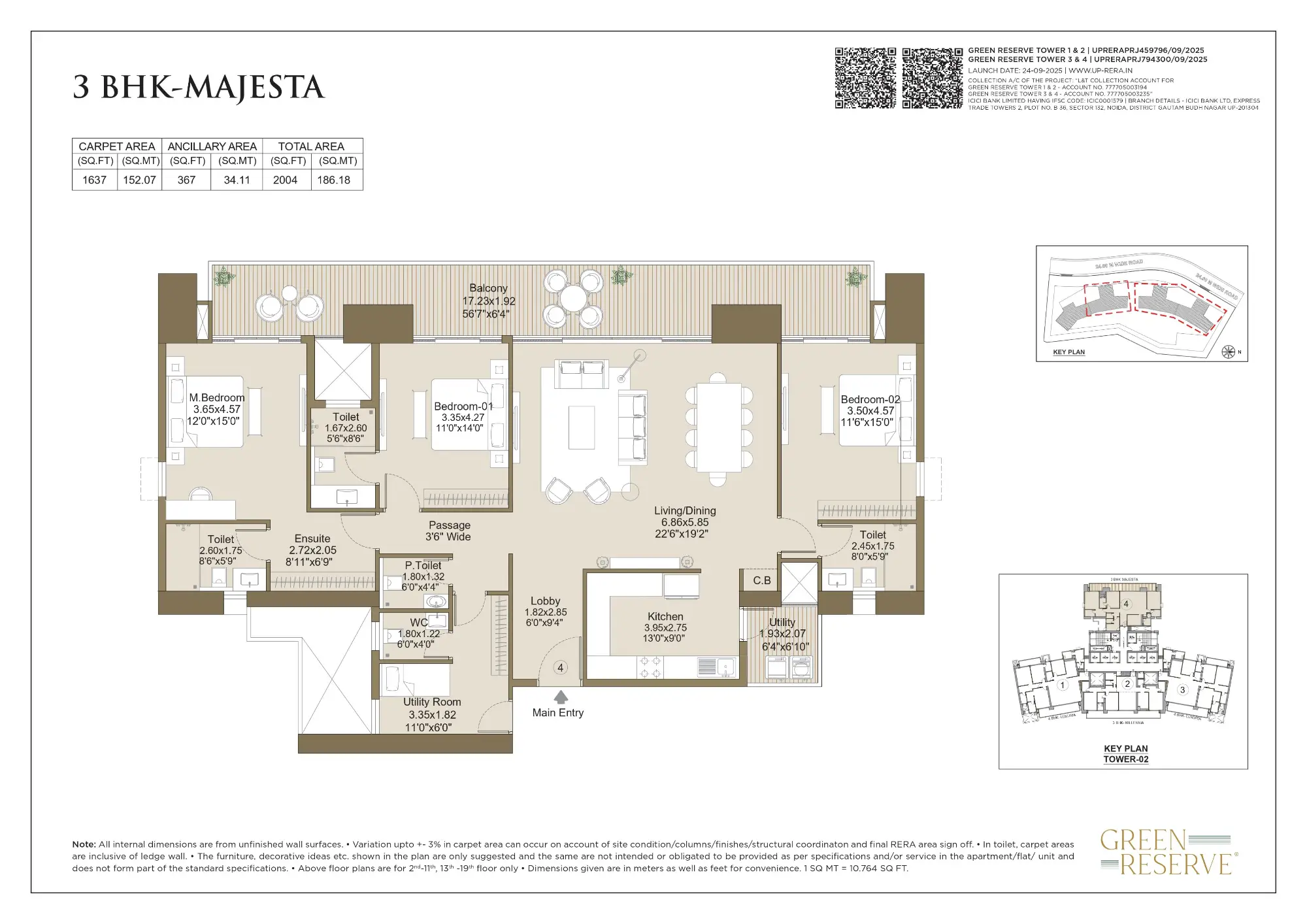 3 BHK Majesta