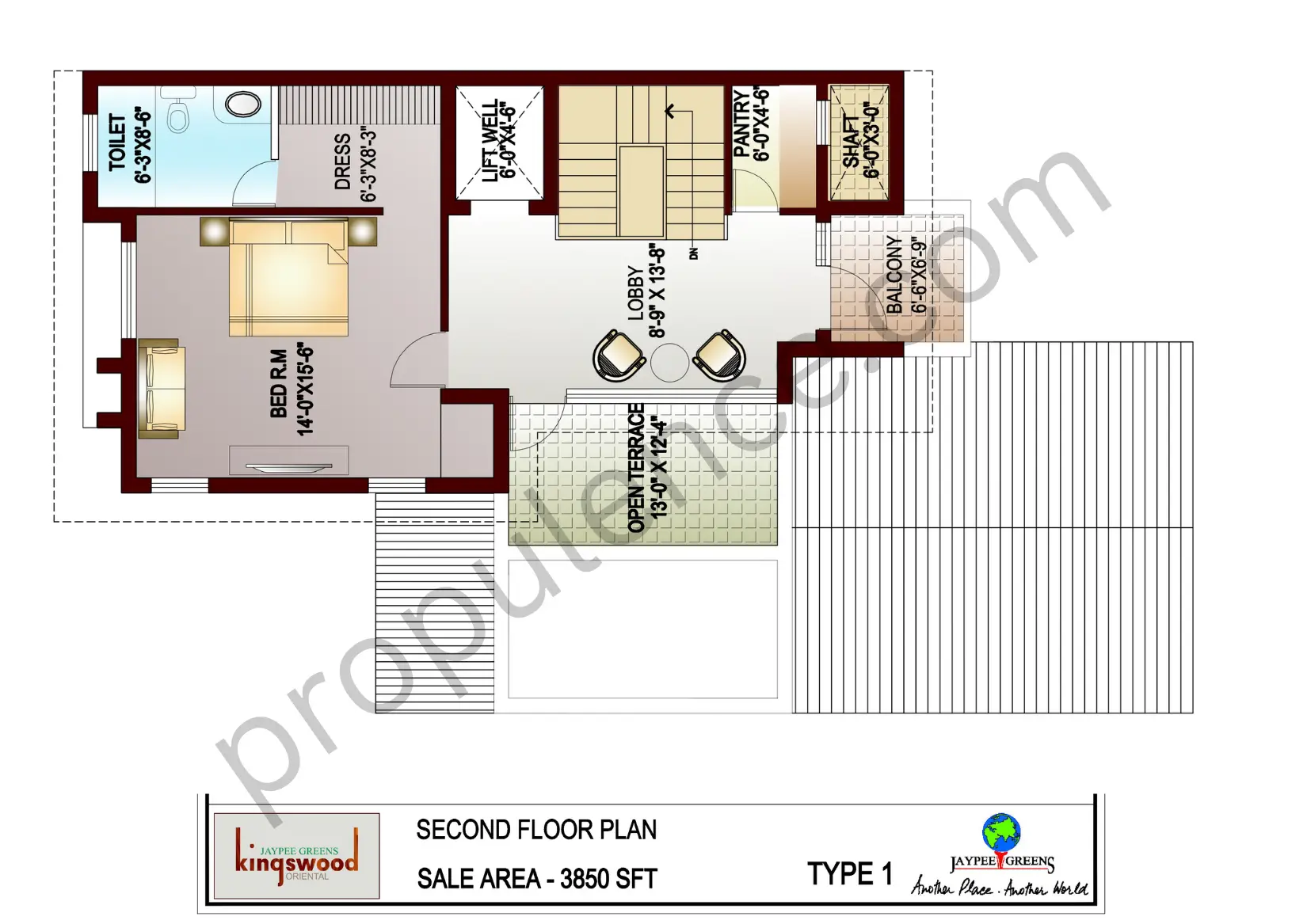 Villa Type 1-SF Plan