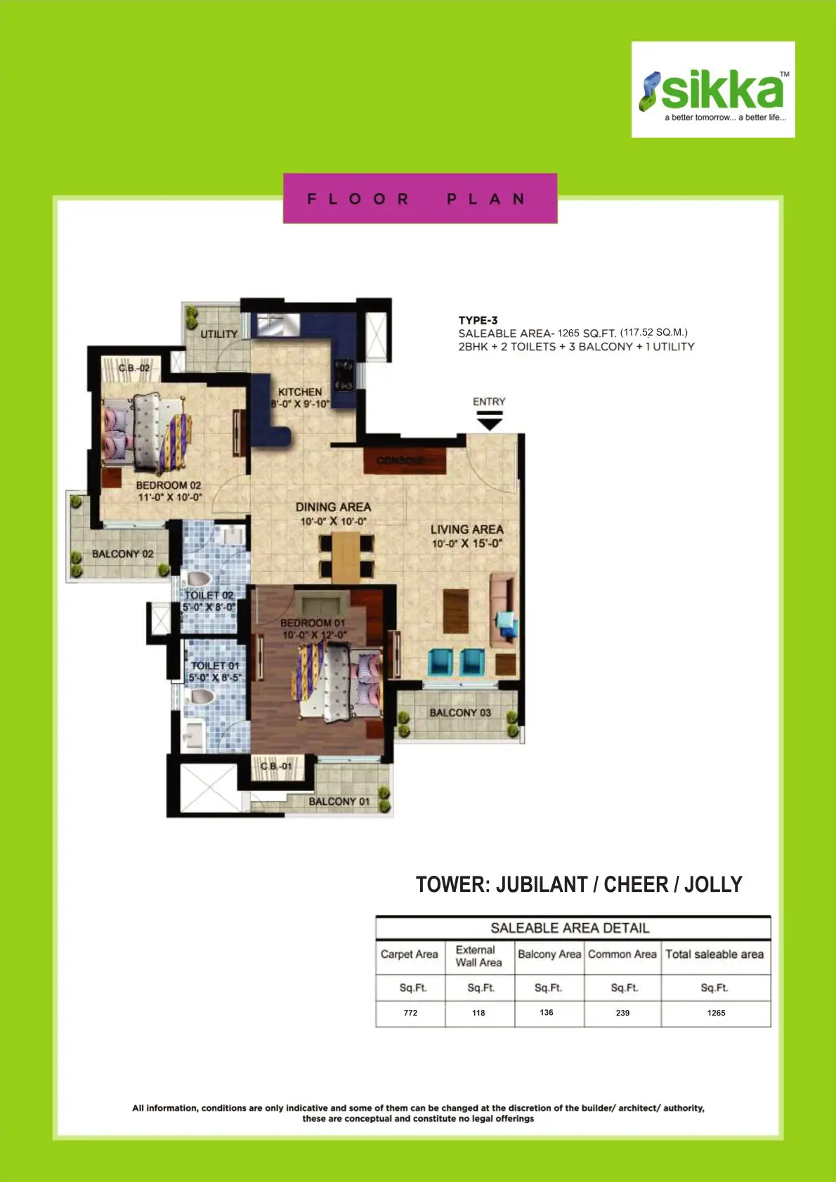 2BHK 2T