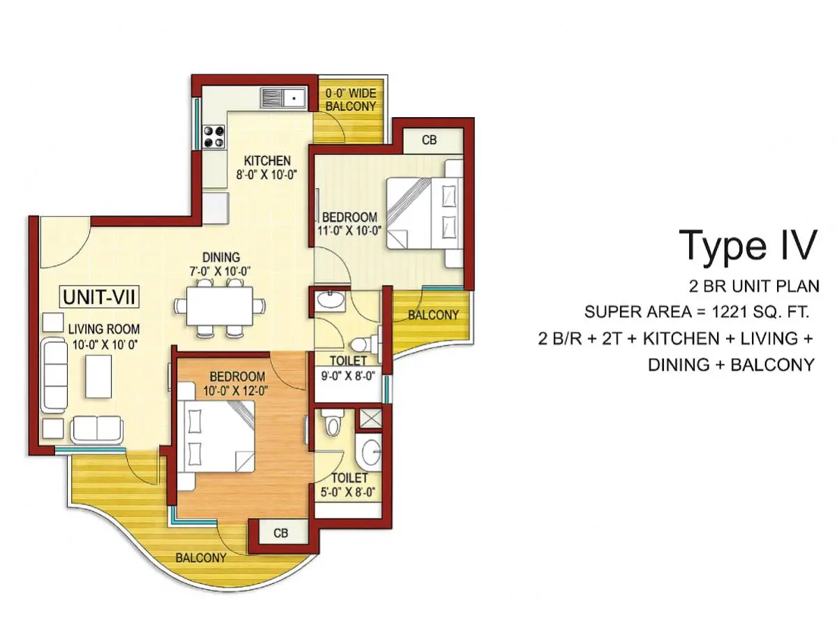 Type A 2BR WITH STUDY