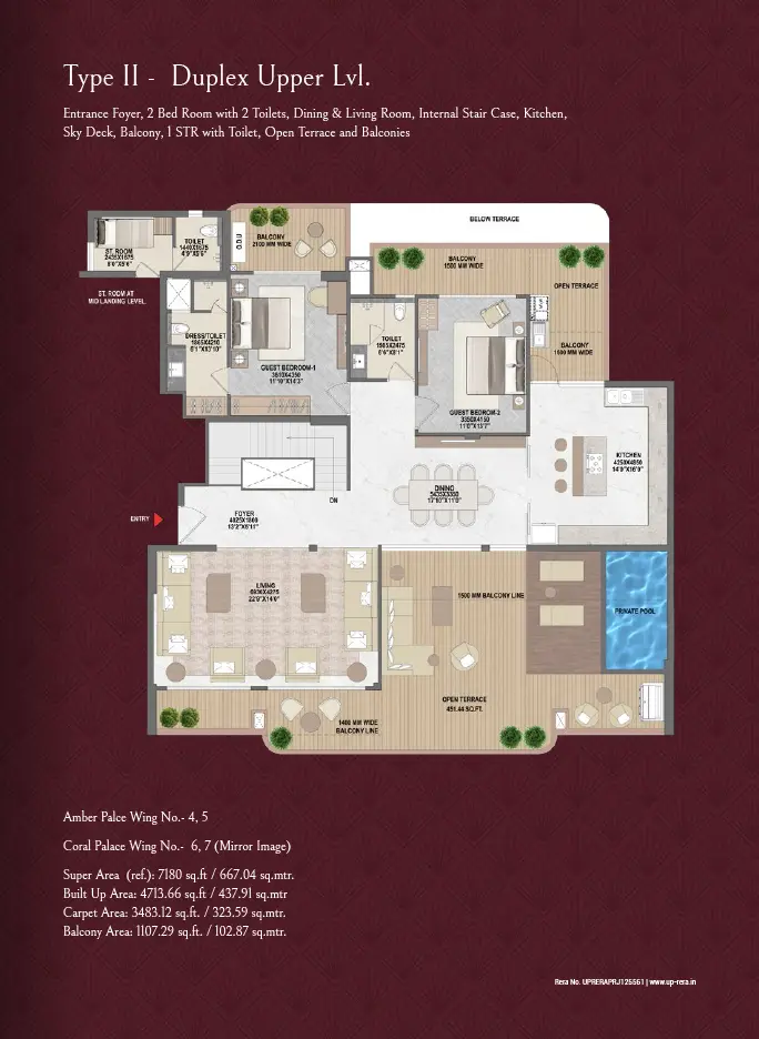 4 Bed Duplex Type II