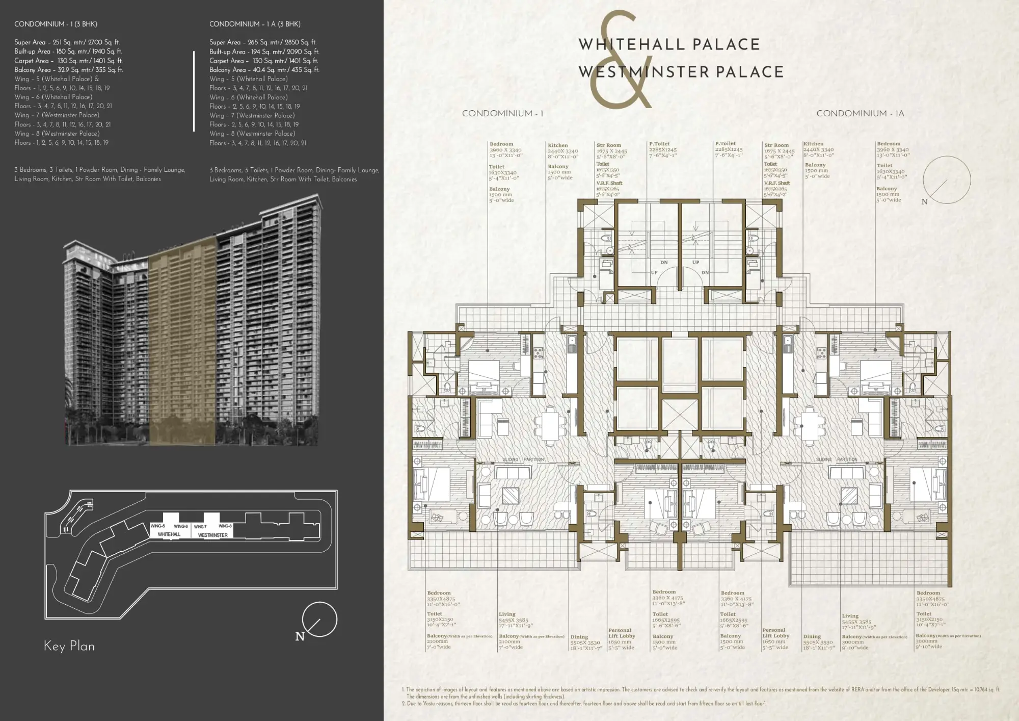 CONDOMINIUM - 1 (3 BHK)