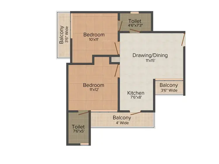 2 bedroom type C