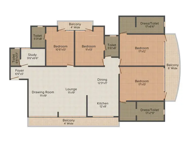 4 bedroom Type B