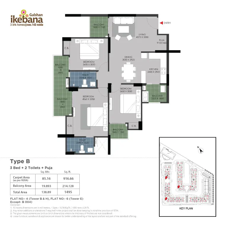 3 Bed Type B
