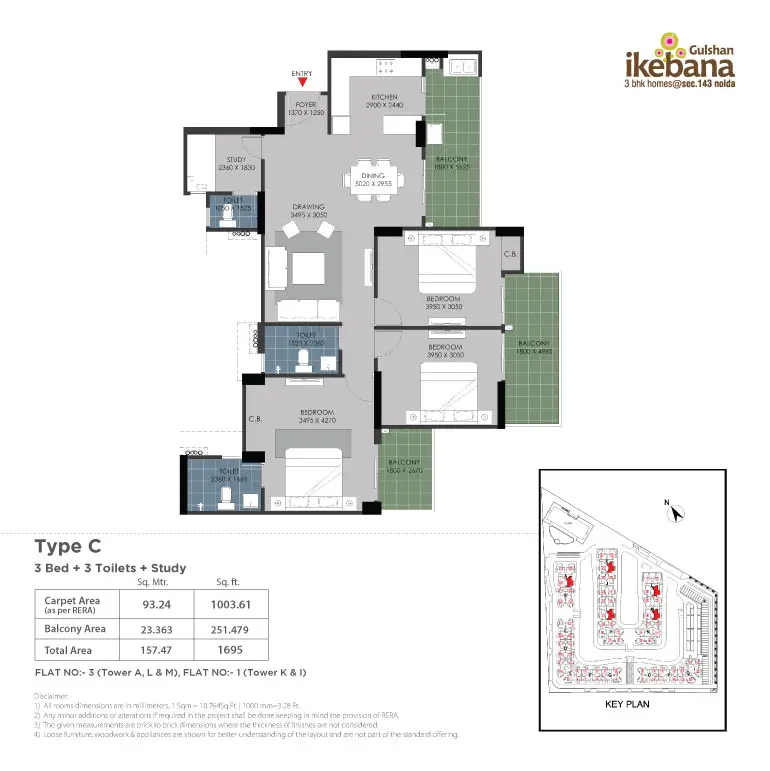 3 Bed Type C
