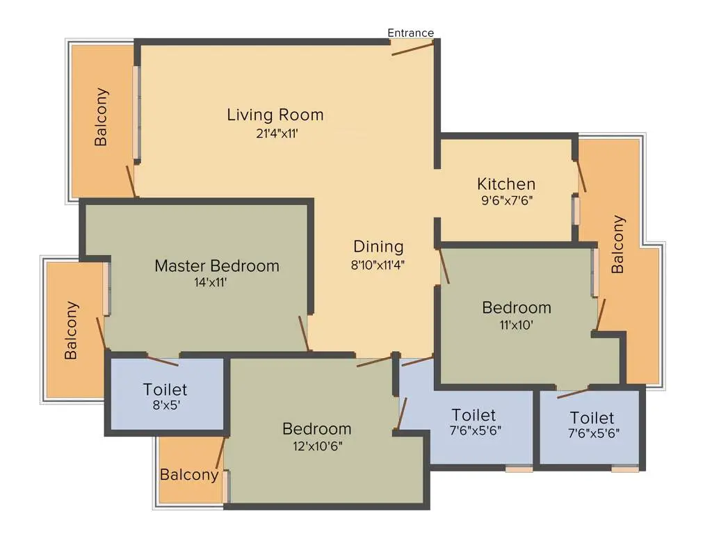 3 Bed Type C