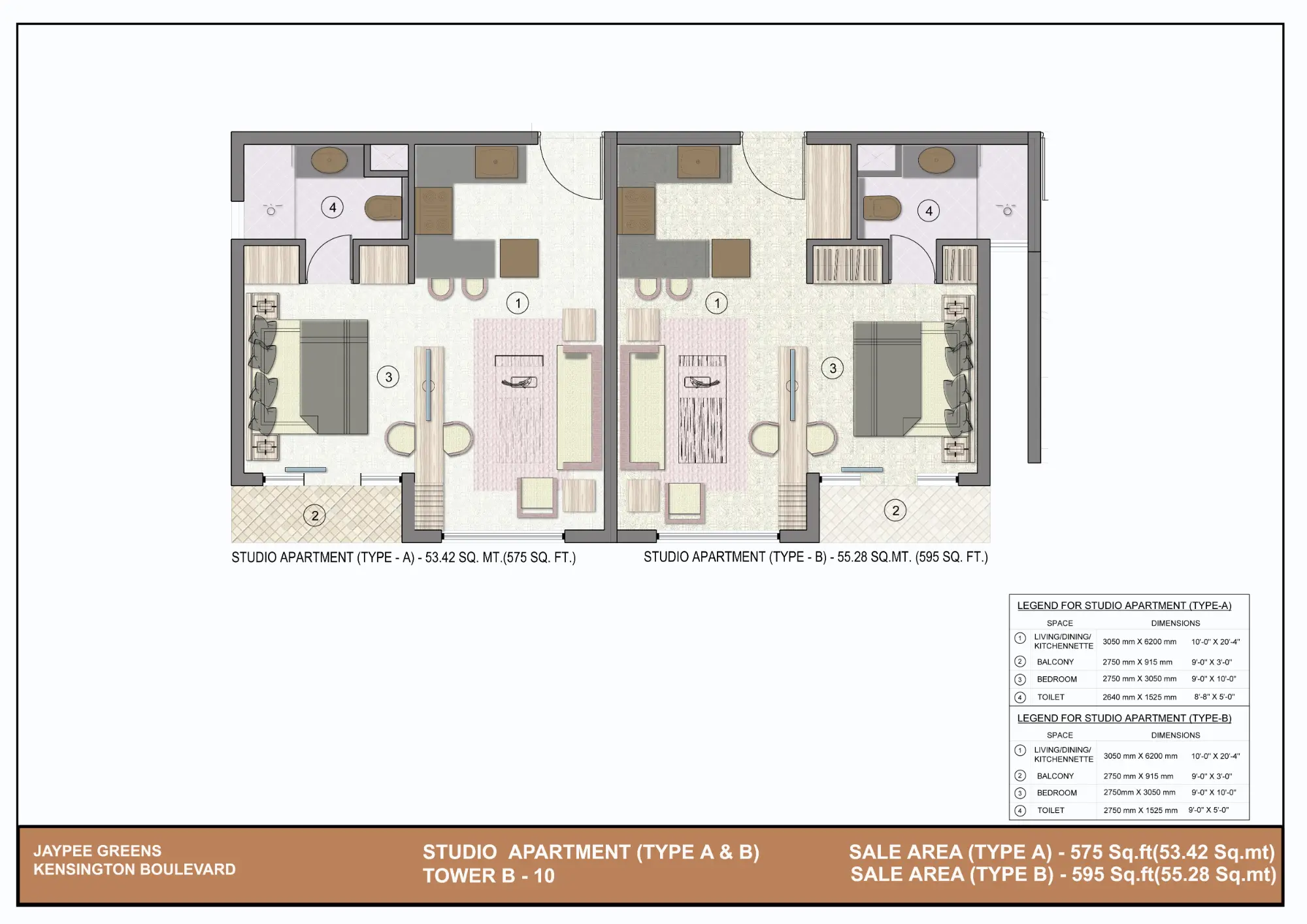 Studio Apartment Type B