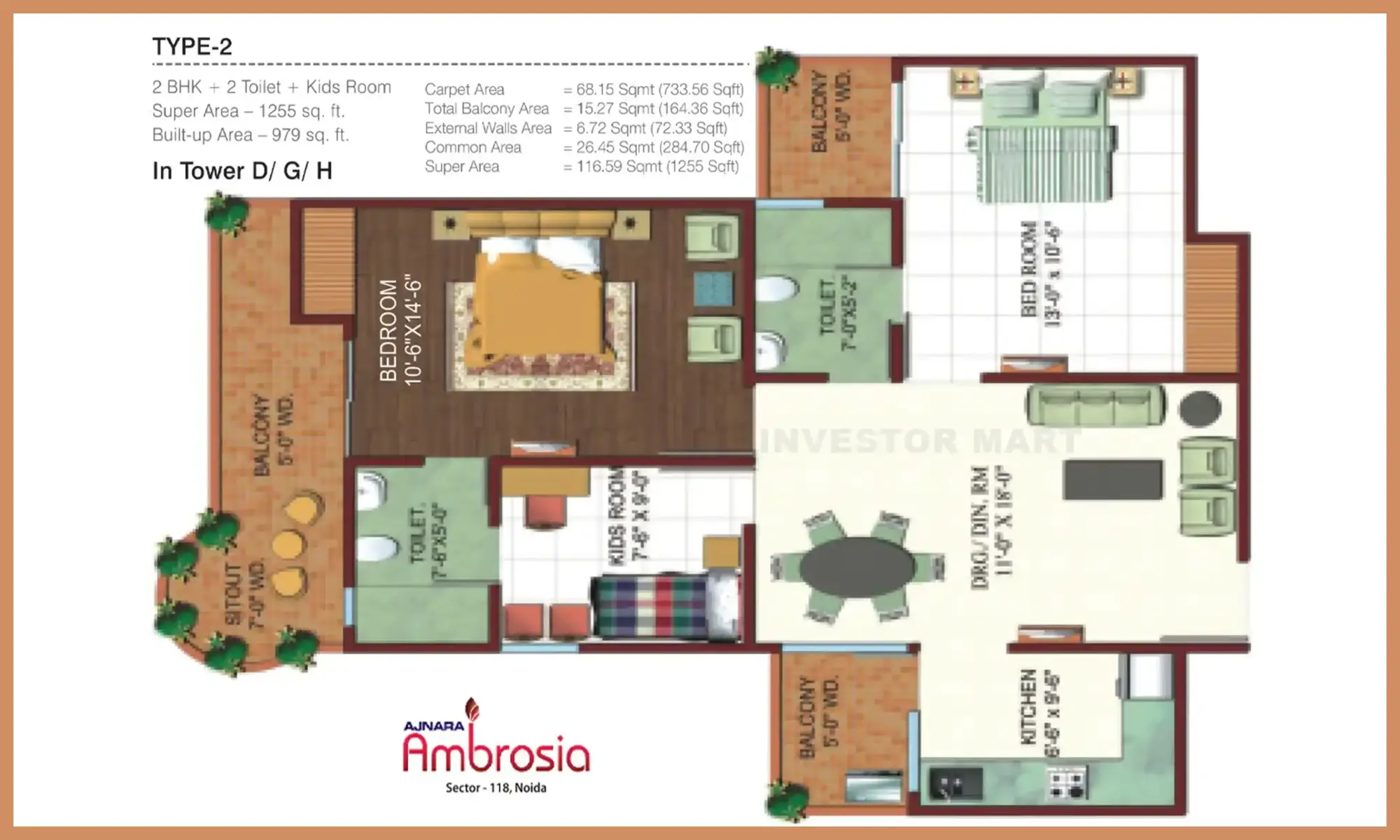 2 Bed