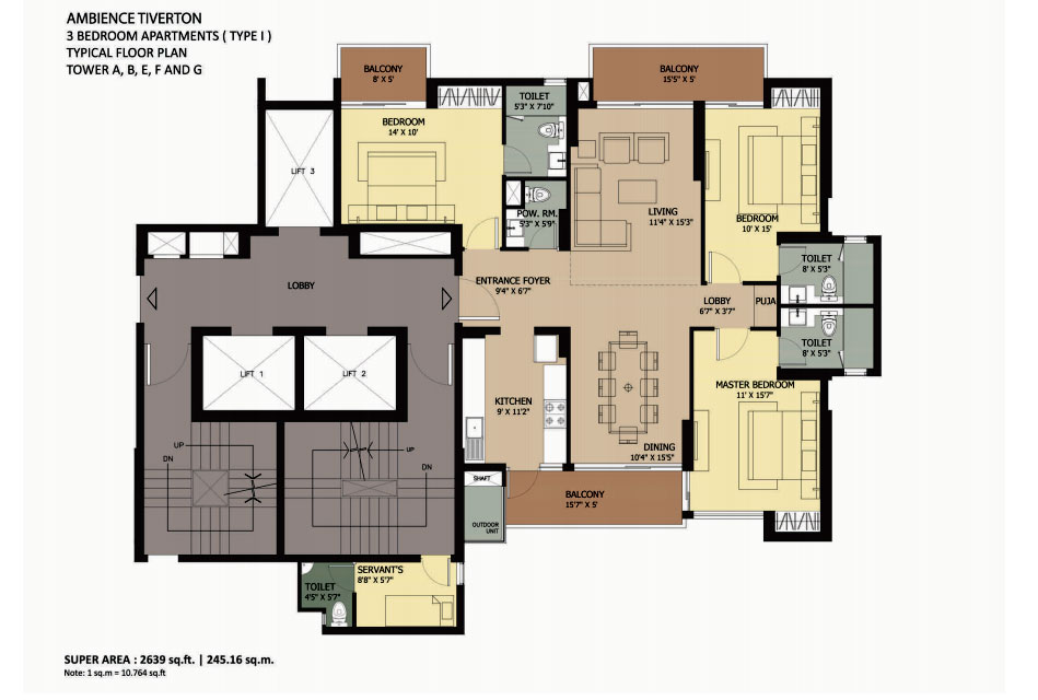 3 BED TYPE 1