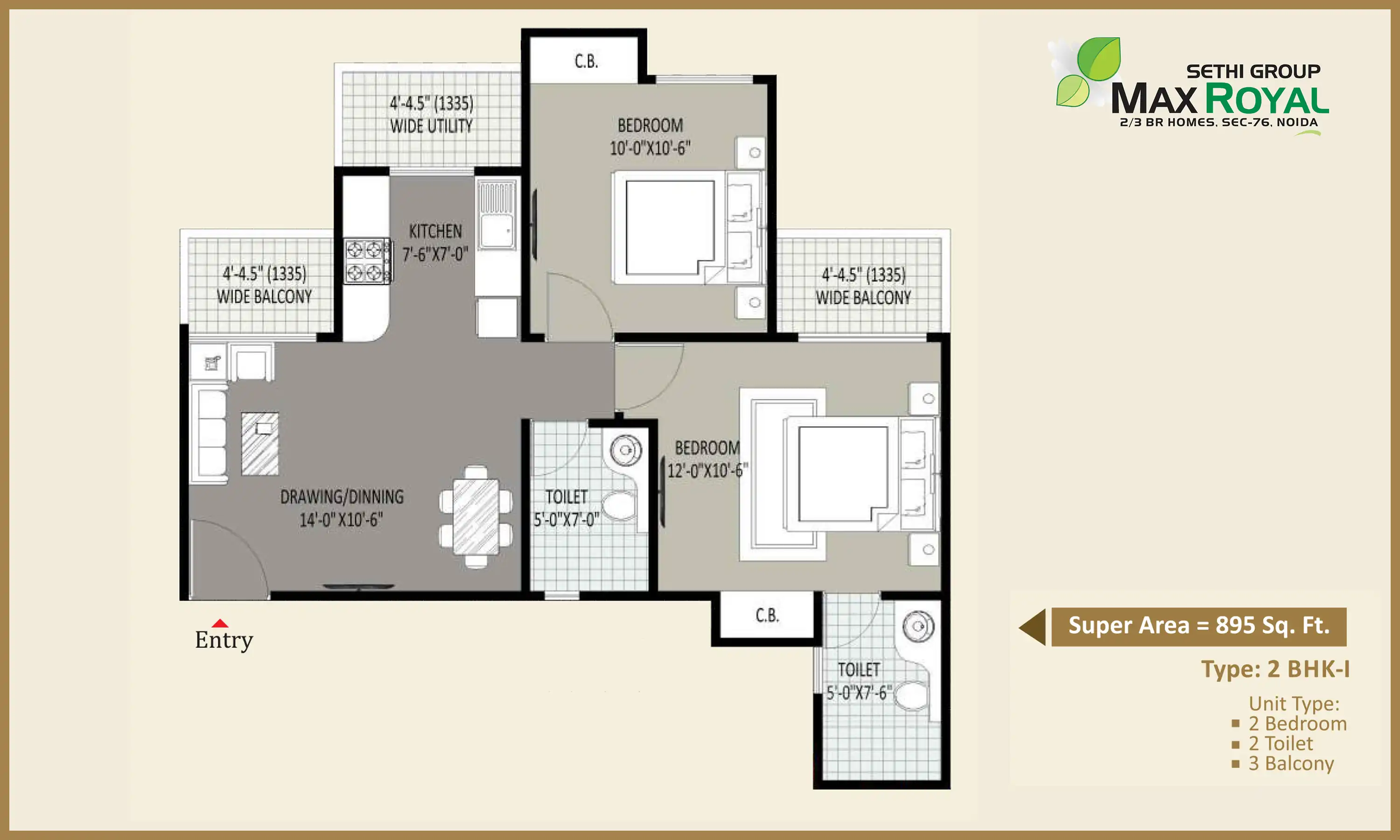 2 BHK-I