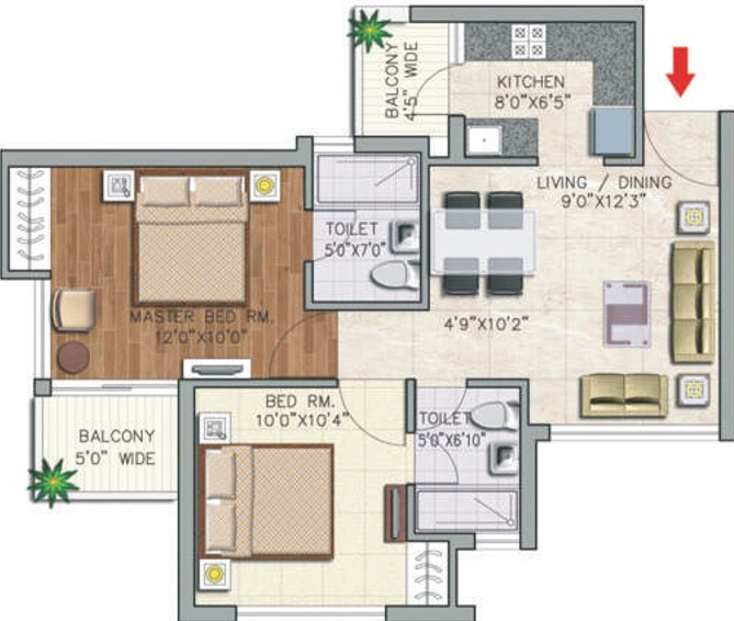 2 BED TYPE 1