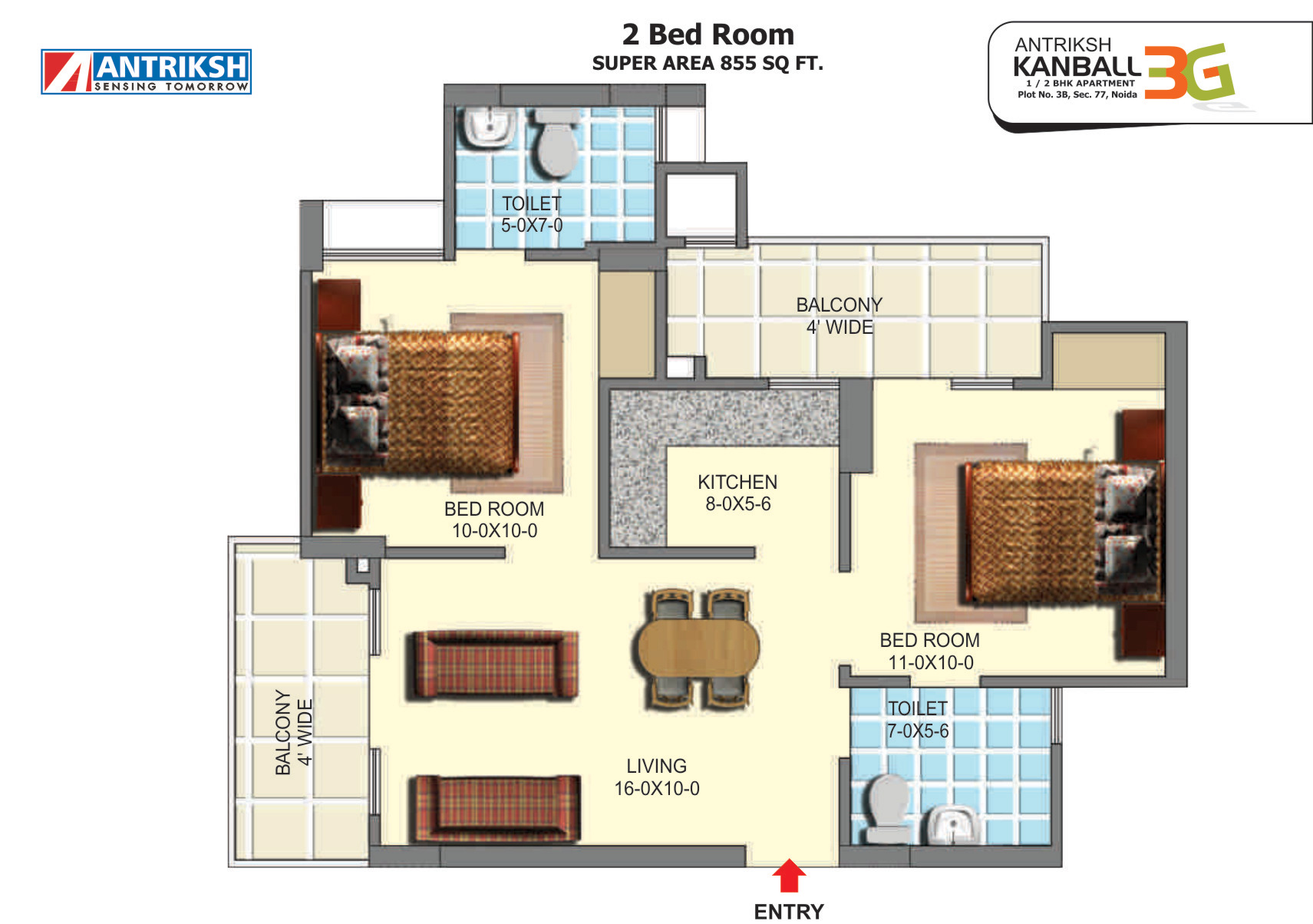 2 BED TYPE 1