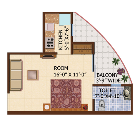 1 BED TYPE 1