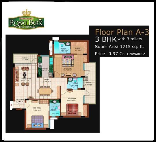 3 BED TYPE 1