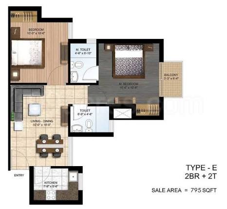 2 BED TYPE 1