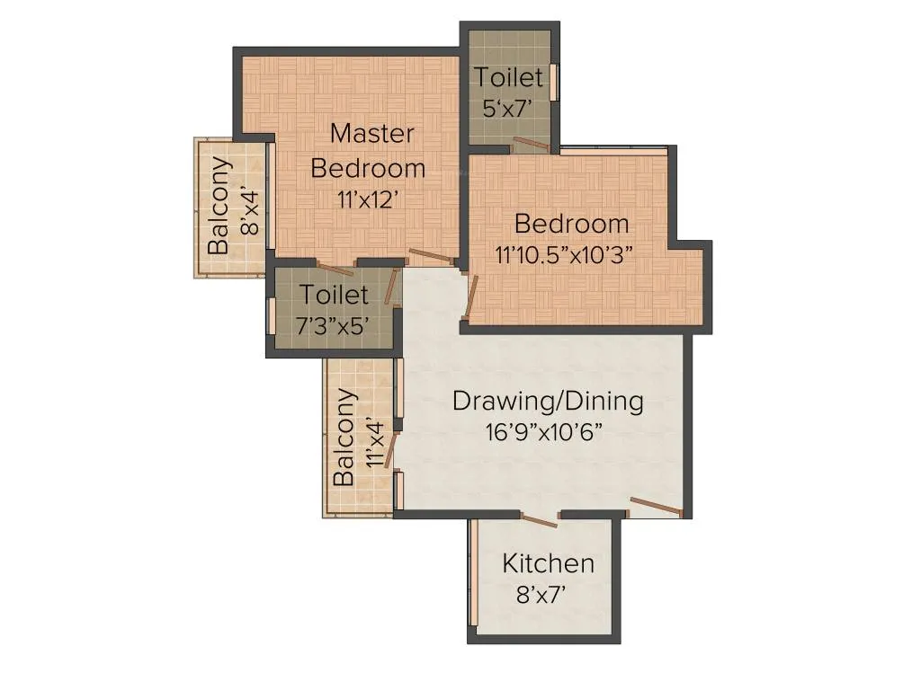 2 BED TYPE 1