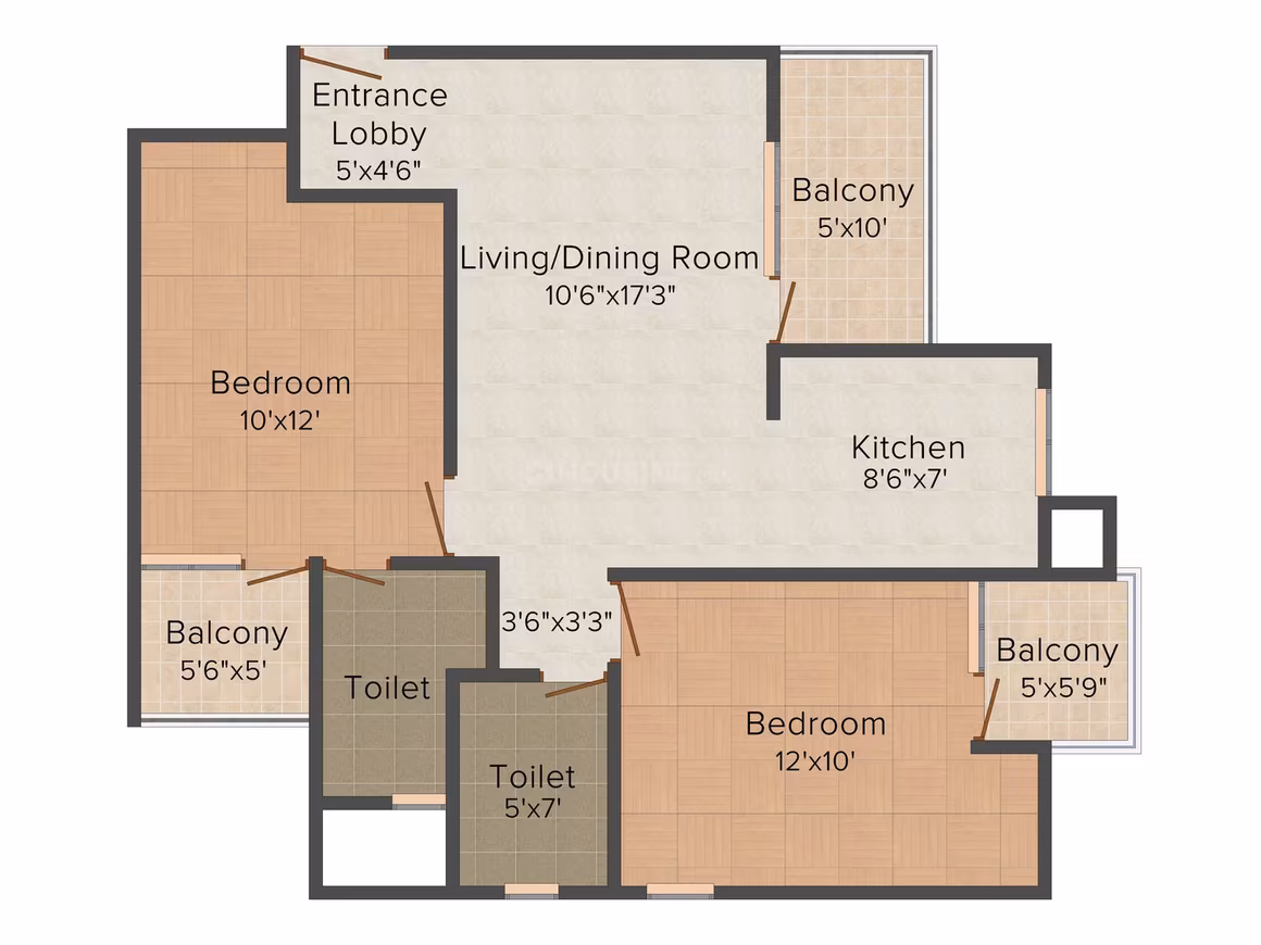 2 BED TYPE 1