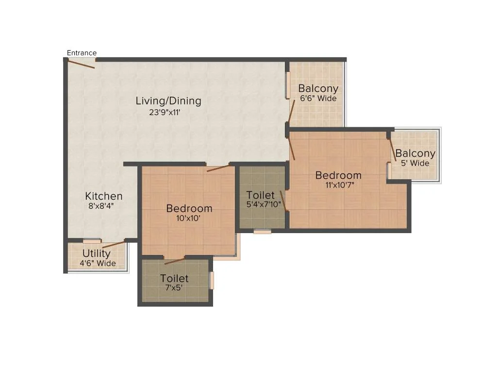 2 BED TYPE 1