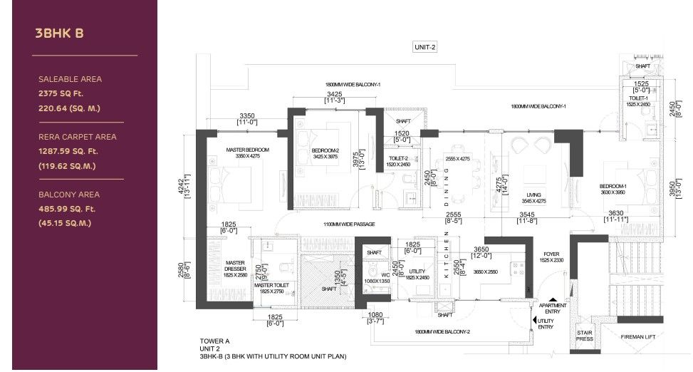 3 BED TYPE 1