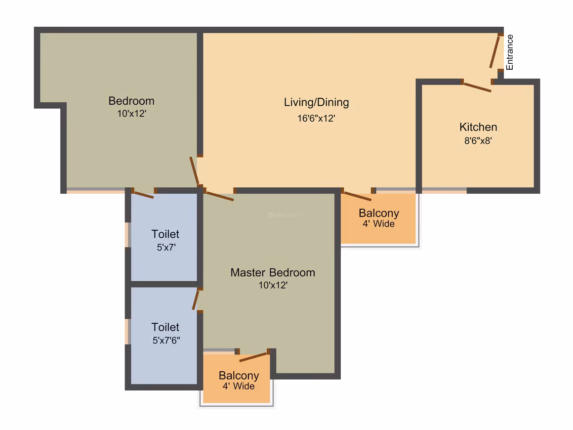 2 BED
