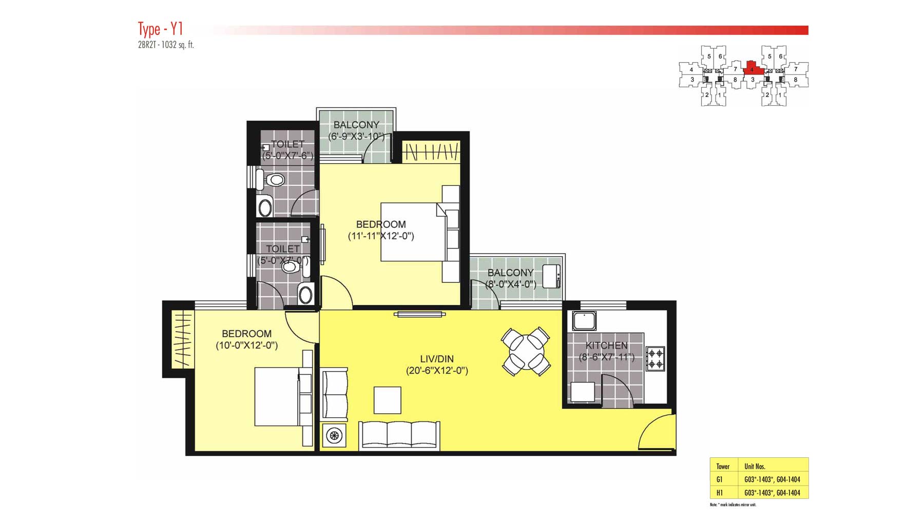2 BED TYPE 1