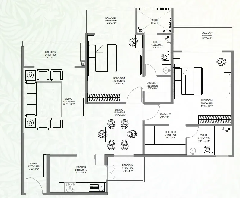 2 BED TYPE 1