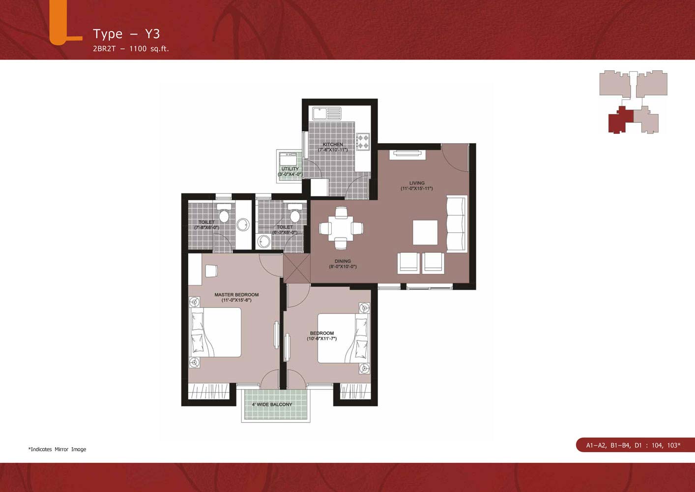 2 BED TYPE 1