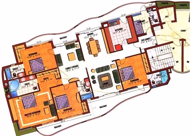 4 BED