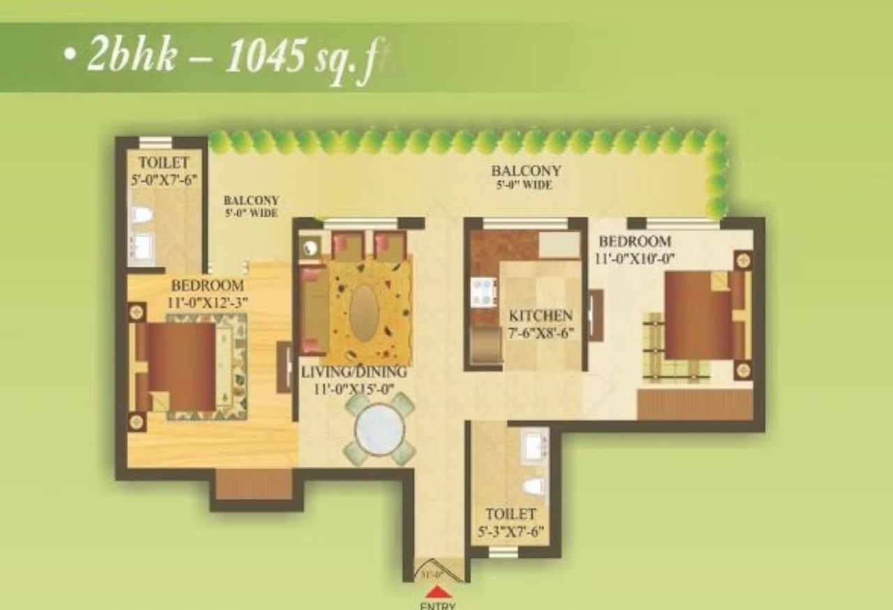 2 BED TYPE 1