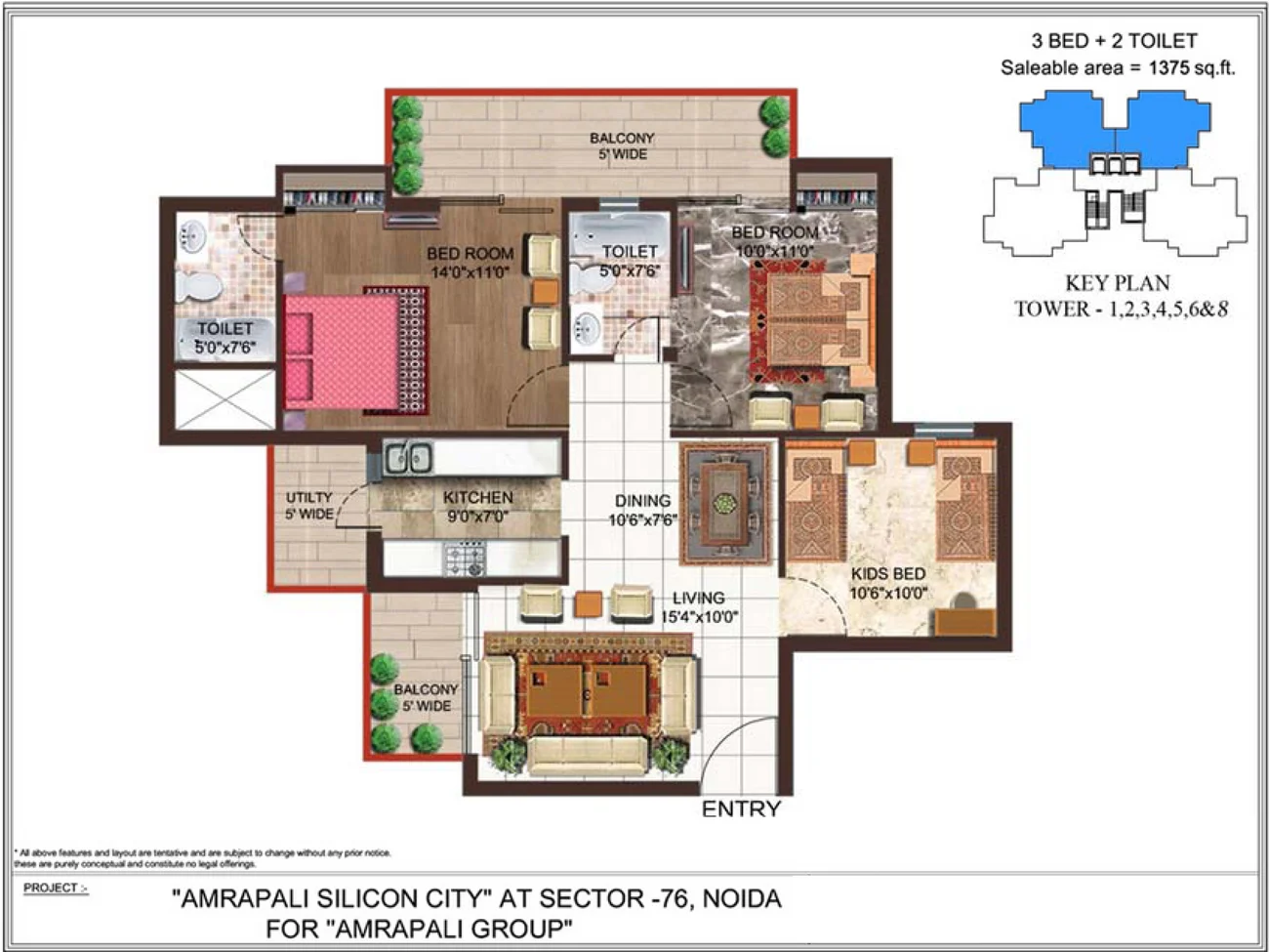 3 BED TYPE 1