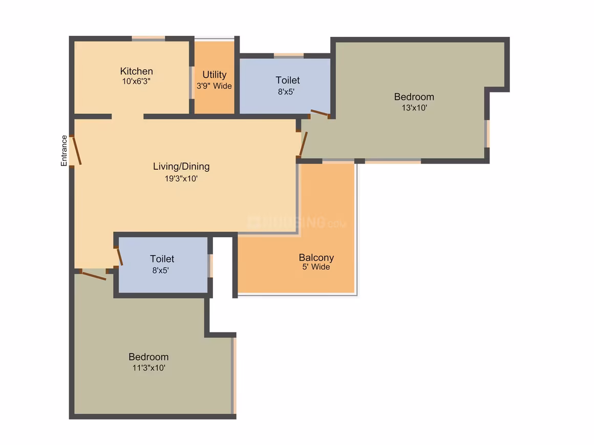 2 BED
