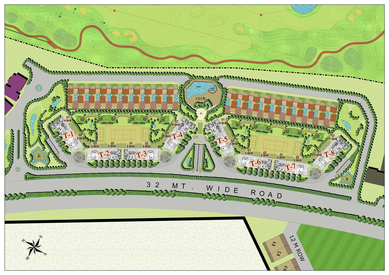 Knights Court Layout