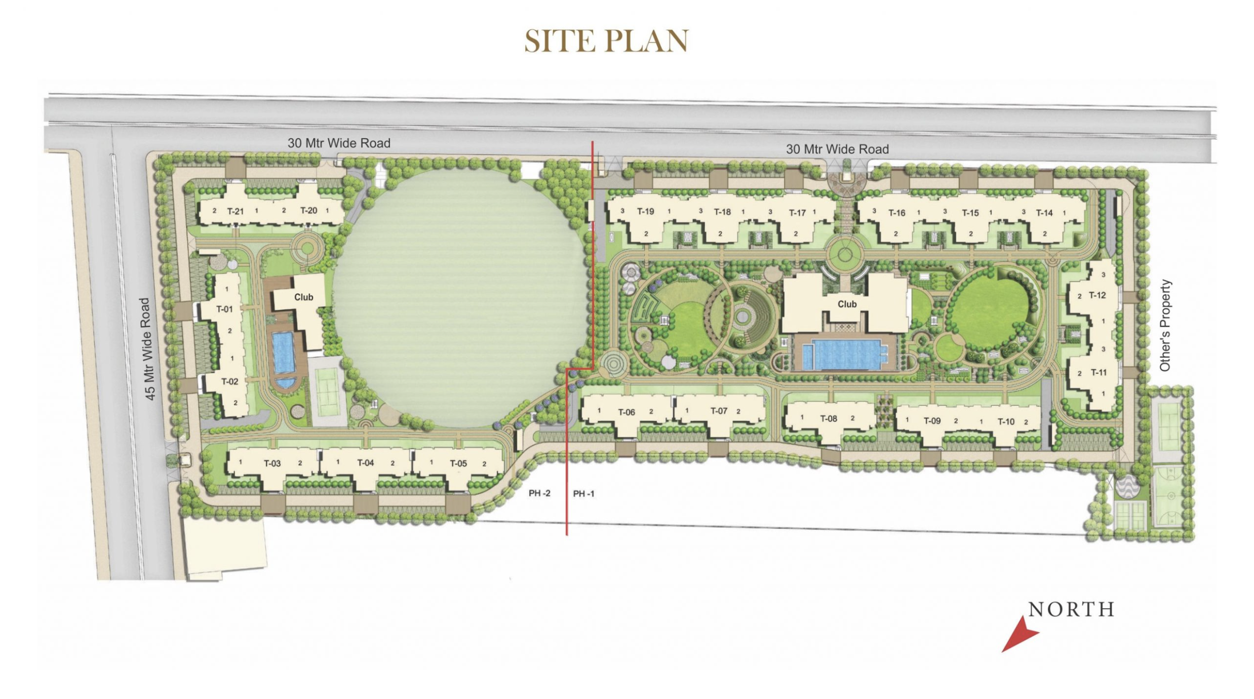 ATS LE GRANDIOSE -PHASE-I Project Layout