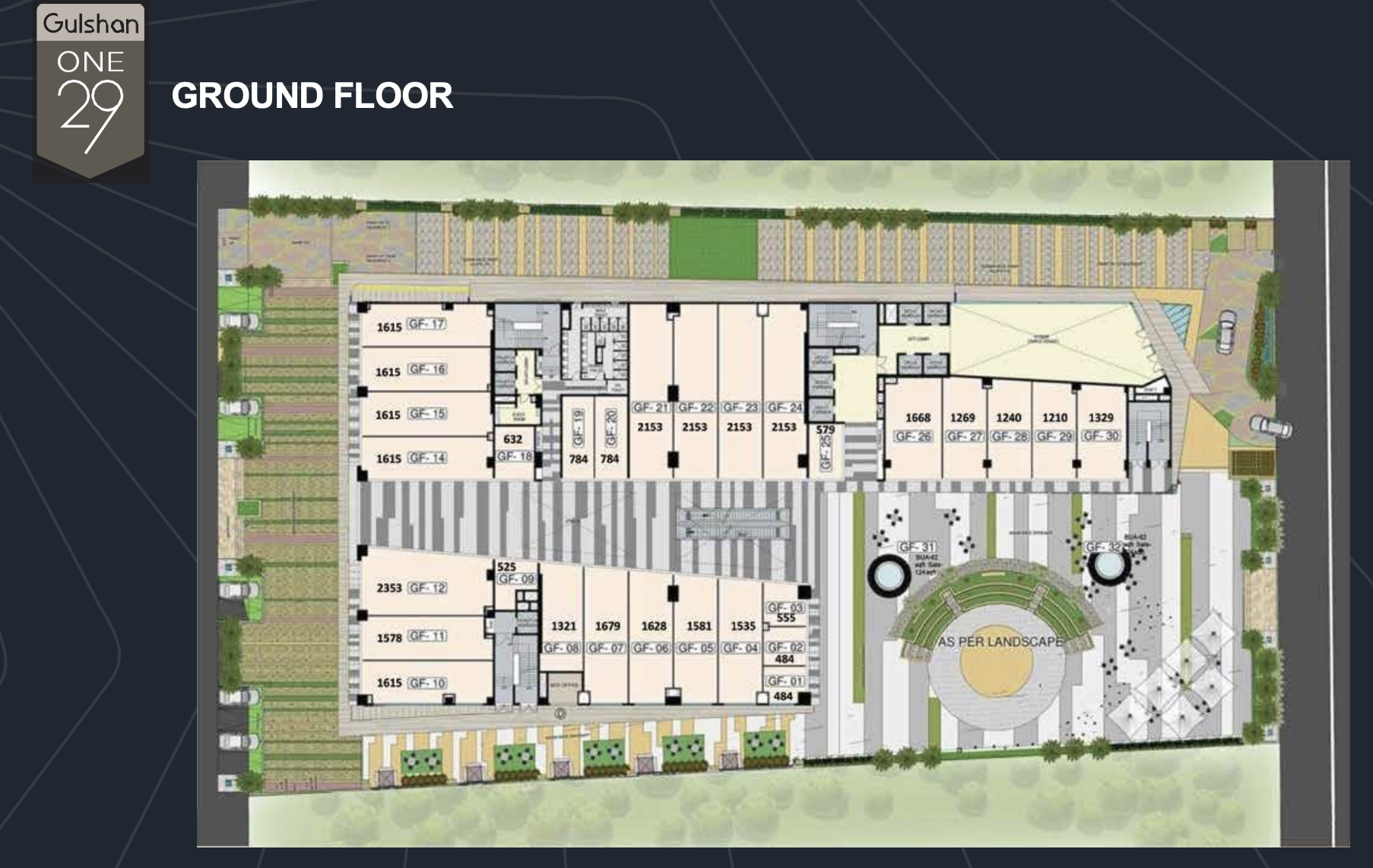Gulshan One29 Ground Floor Plan