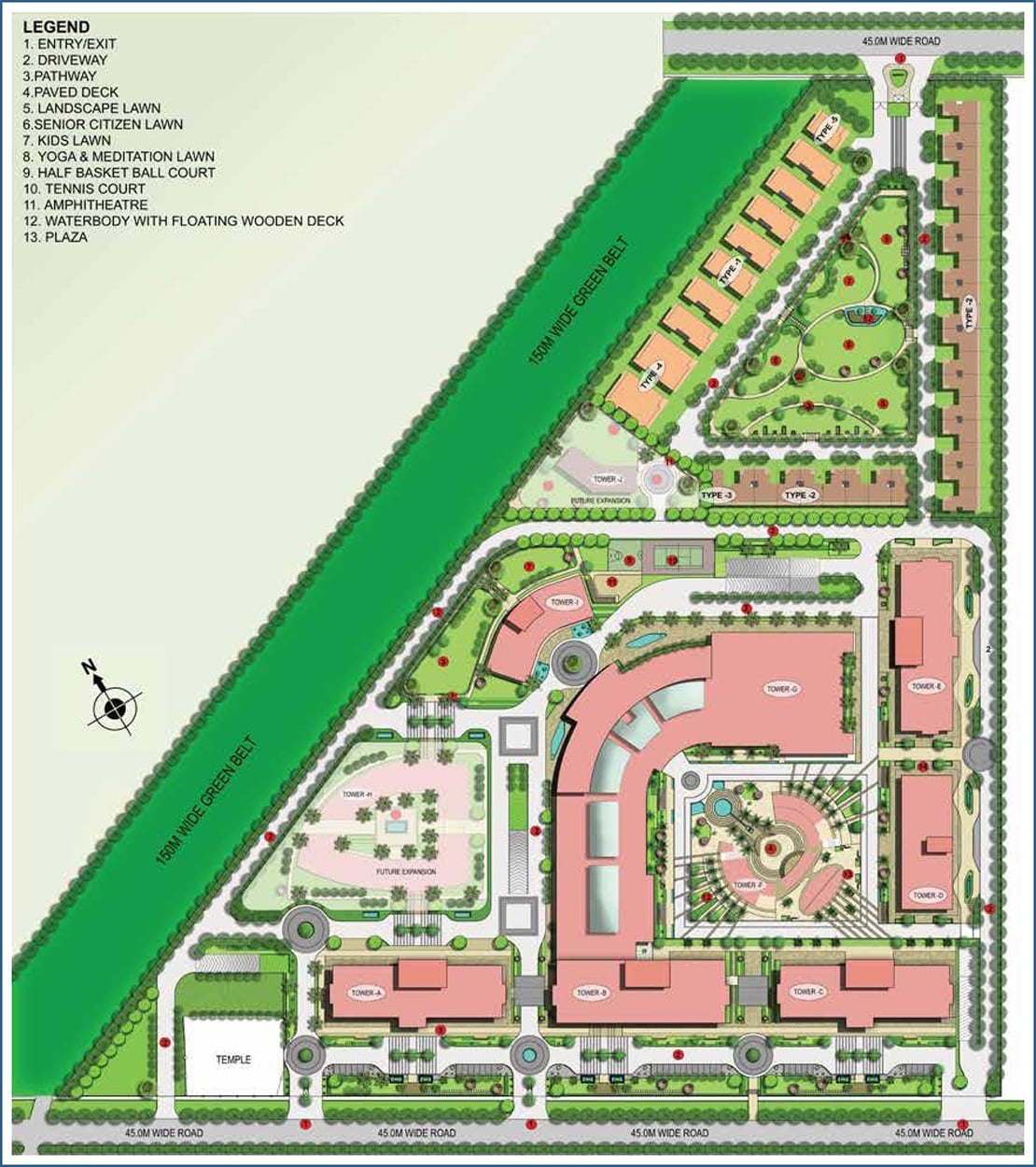 Bhutani Alpathum Layout