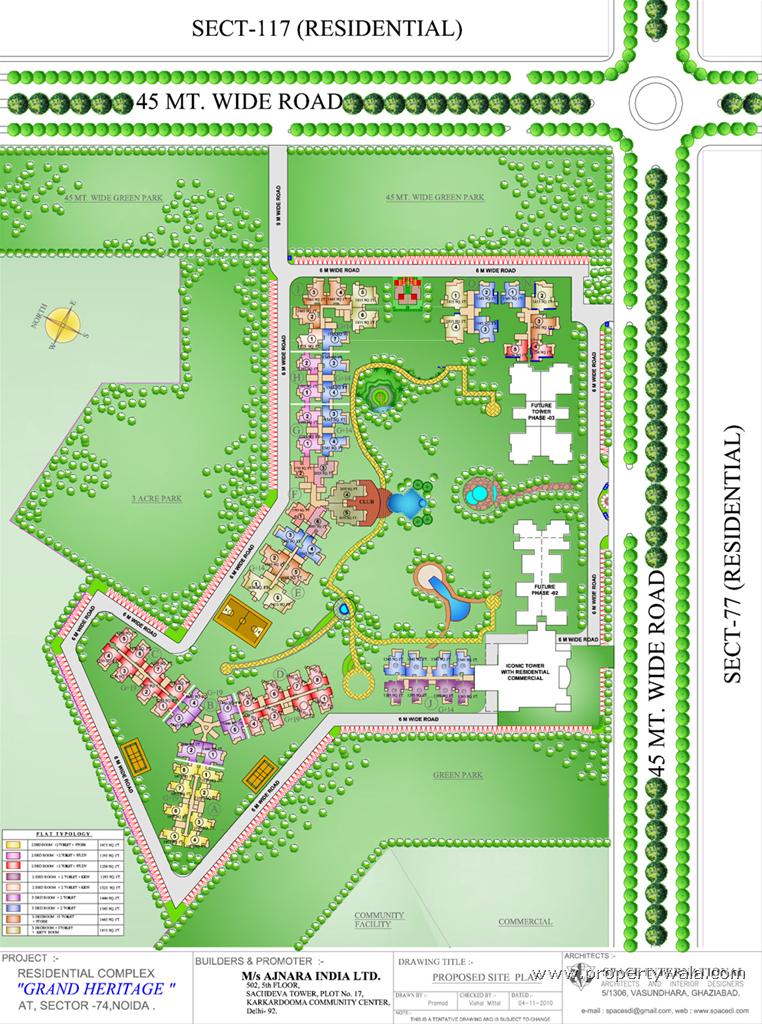 Ajnara Grand Heritage Layout Plan