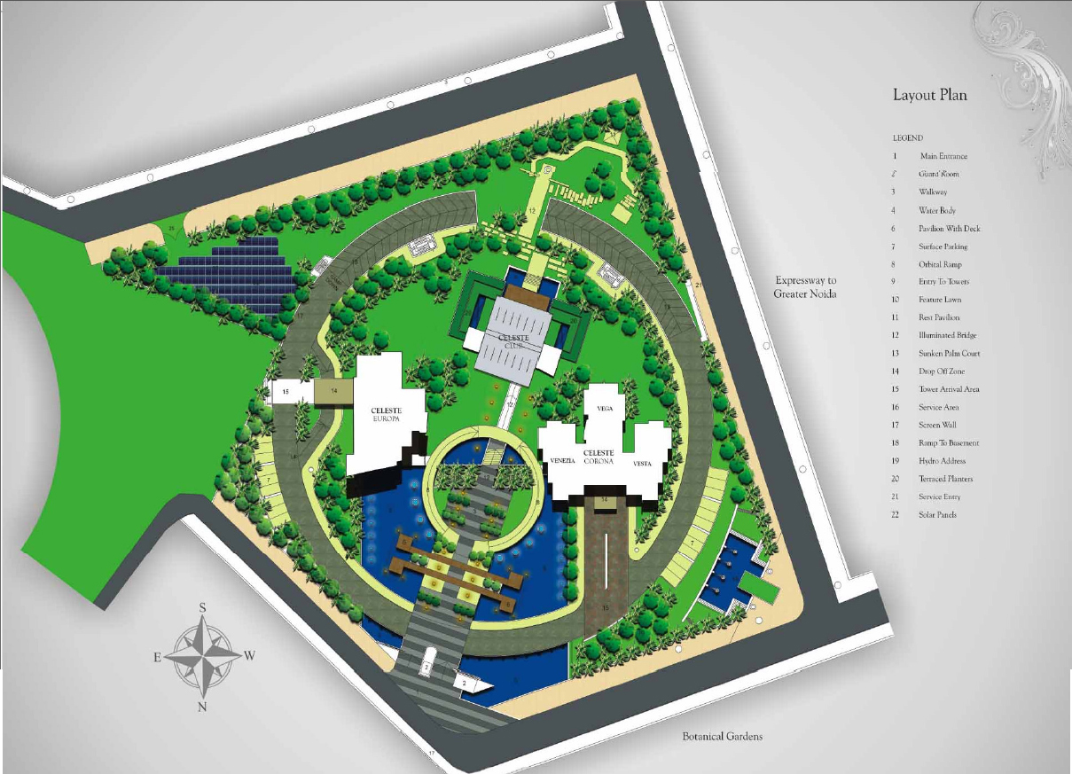 Assotech Celeste Towers Layout Plan
