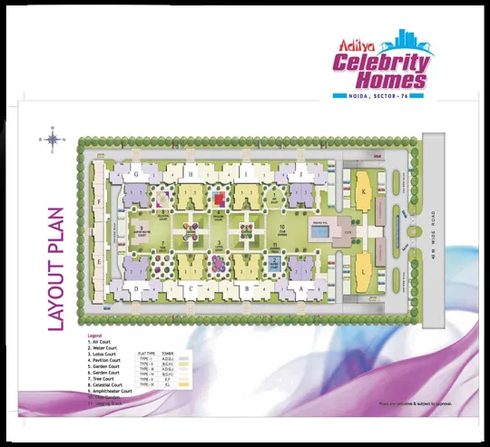 Aditya Celebrity Homes Layout Plan