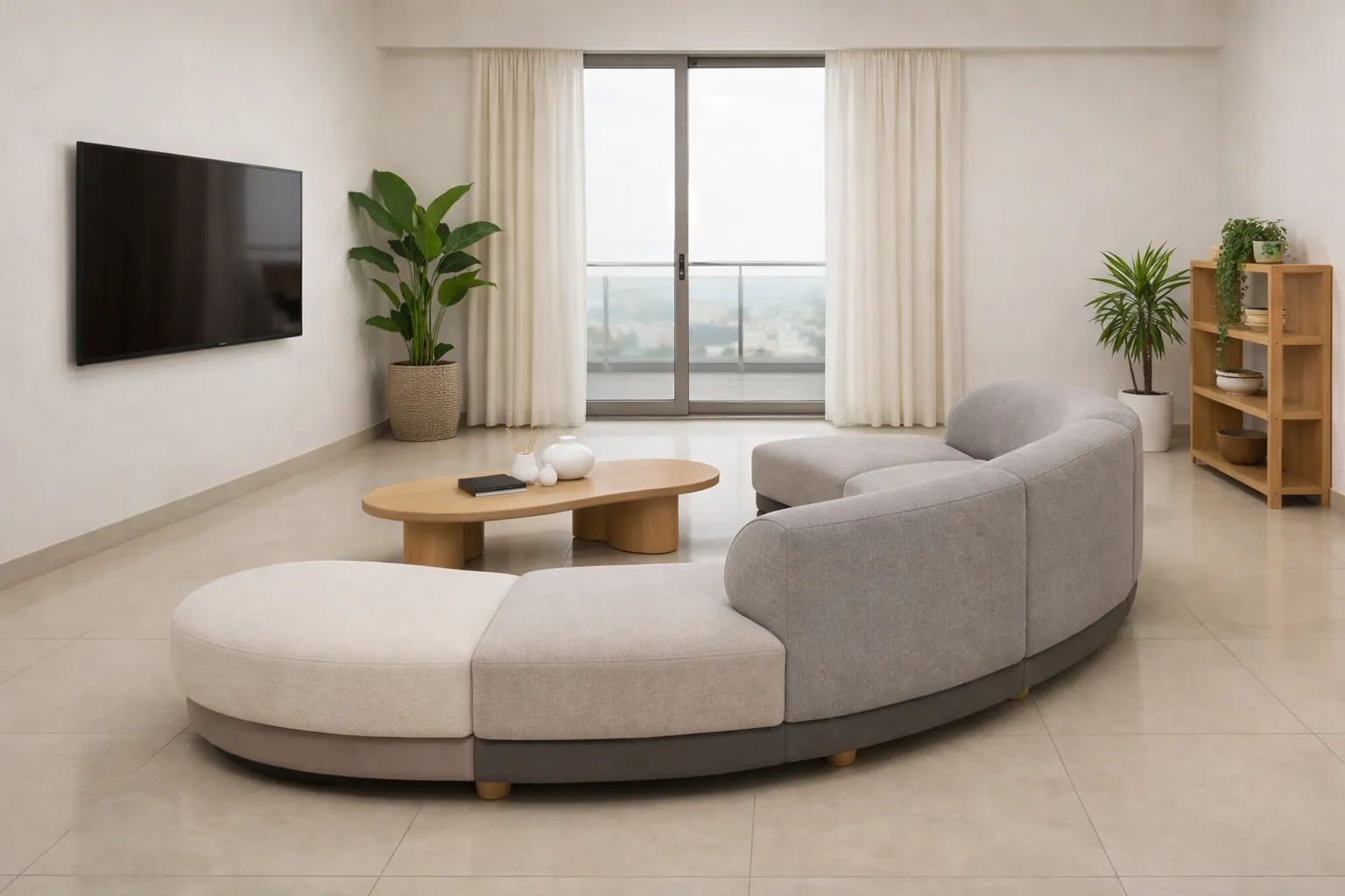 2 BHK Garden View High Floor