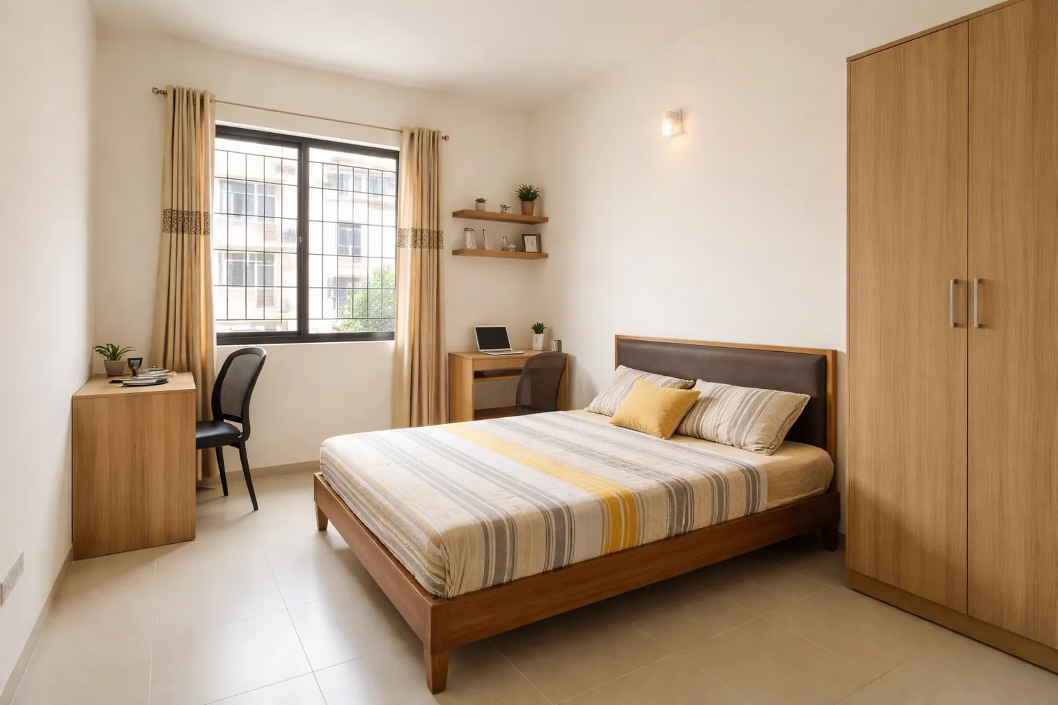 Krescent Homes, 3 BHK + Study + Servant 1980 sq ft Apartment