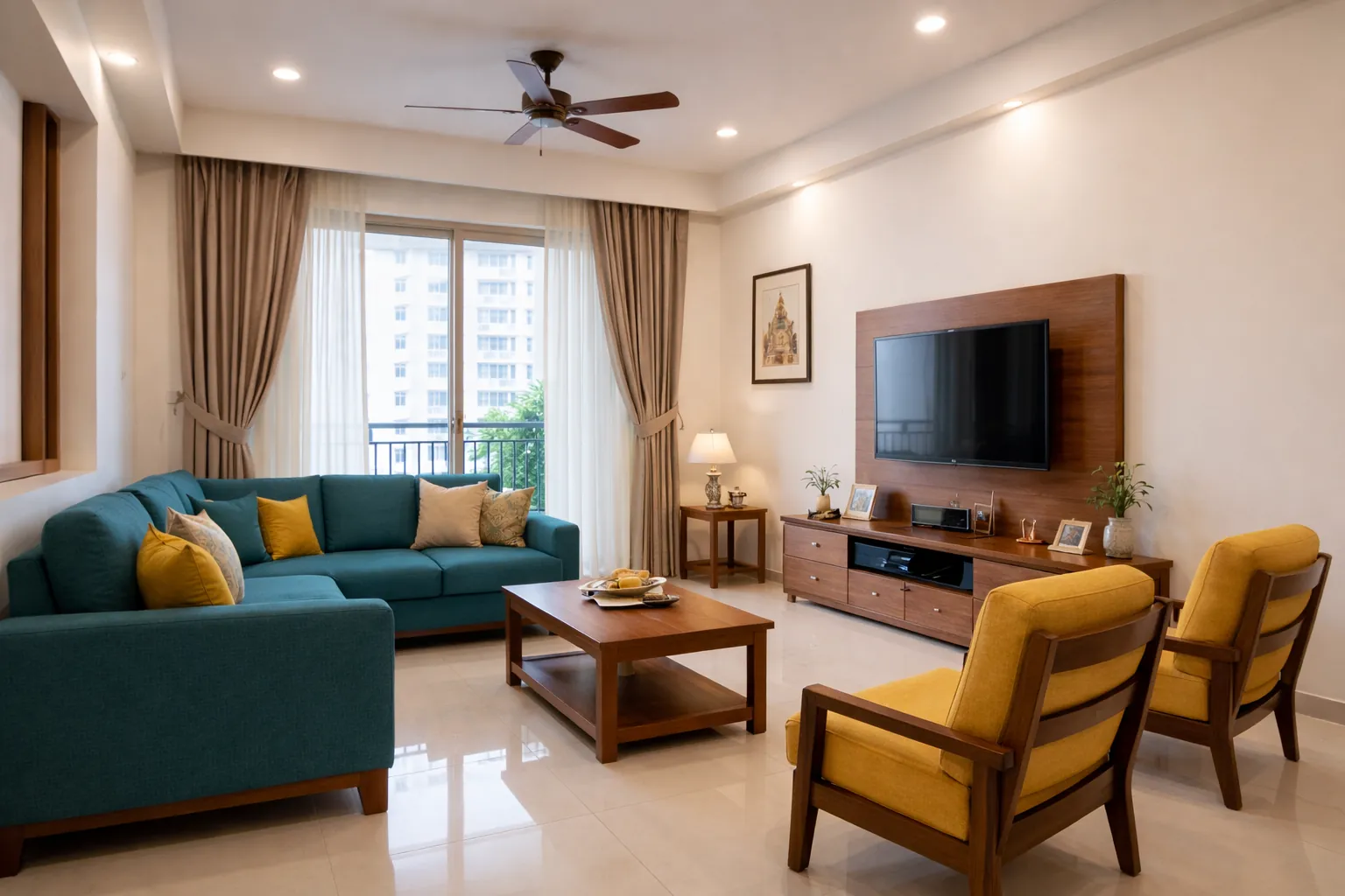 Krescent Homes, 3 BHK + Study 1680 sq ft Mid‑Floor Apartment