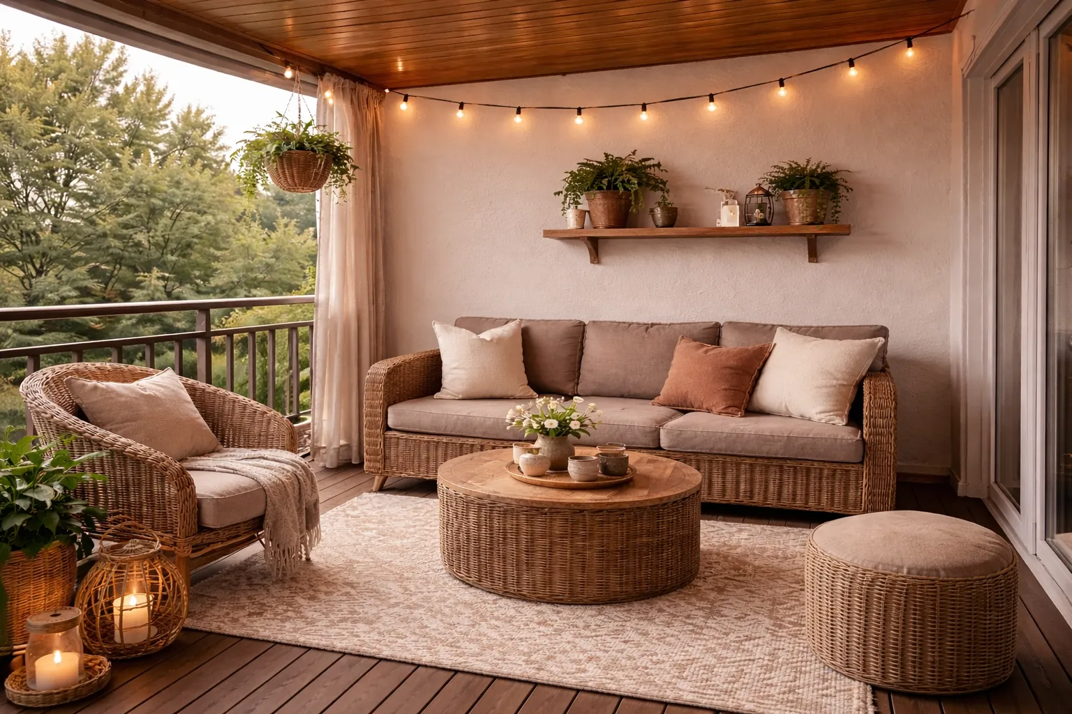 1BHK Terrace with Garden View