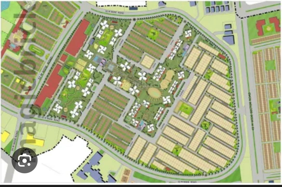 Main-road-facing Residential Plot for sale in Sector 131, Noida · 1377 sq.ft · on 24 ft internal road