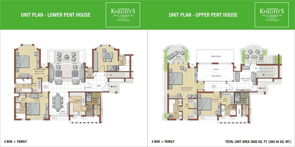 PENT HOUSE for sale in Jaypee Greens Knight's Court, Sector 128, Noida